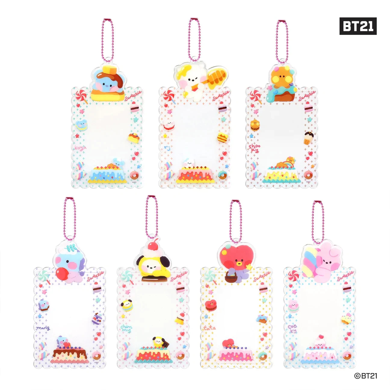 BT21 shops Photocard Holders