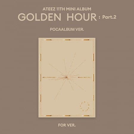 ATEEZ - 11th Mini Album [GOLDEN HOUR : Part.2] (POCAALBUM VER.)