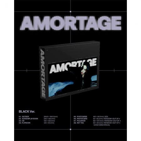 JISOO - Mini Album [AMORTAGE] EXCLUSIVE EDITION