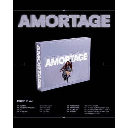 JISOO - Mini Album [AMORTAGE] EXCLUSIVE EDITION