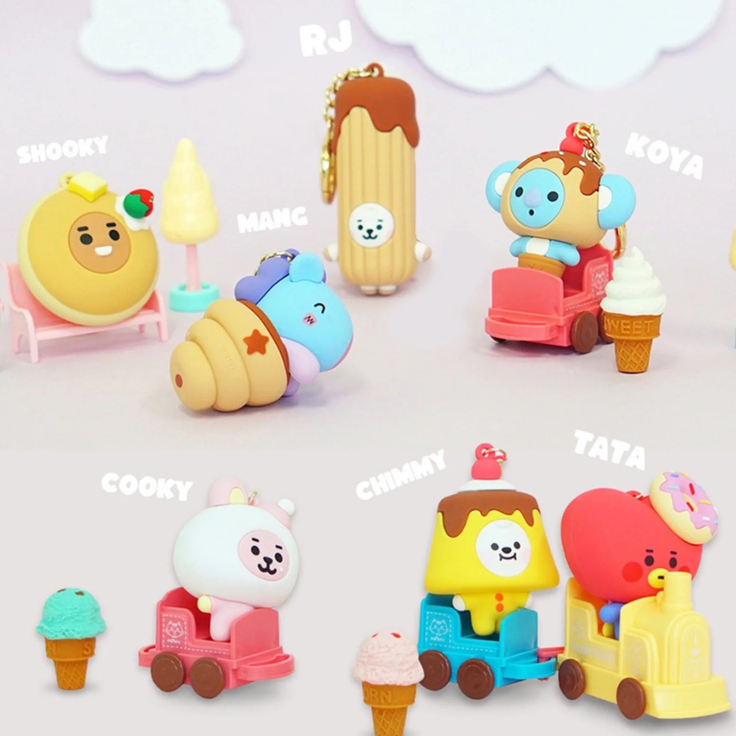 BT21 Sweet Things Keyring