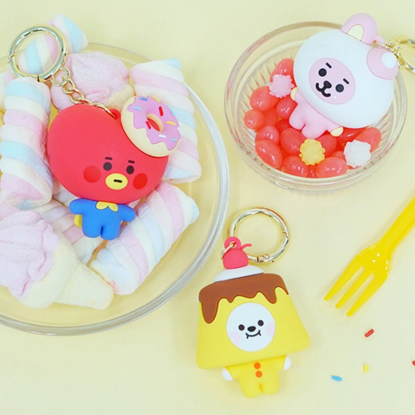 BT21 Sweet Things Keyring