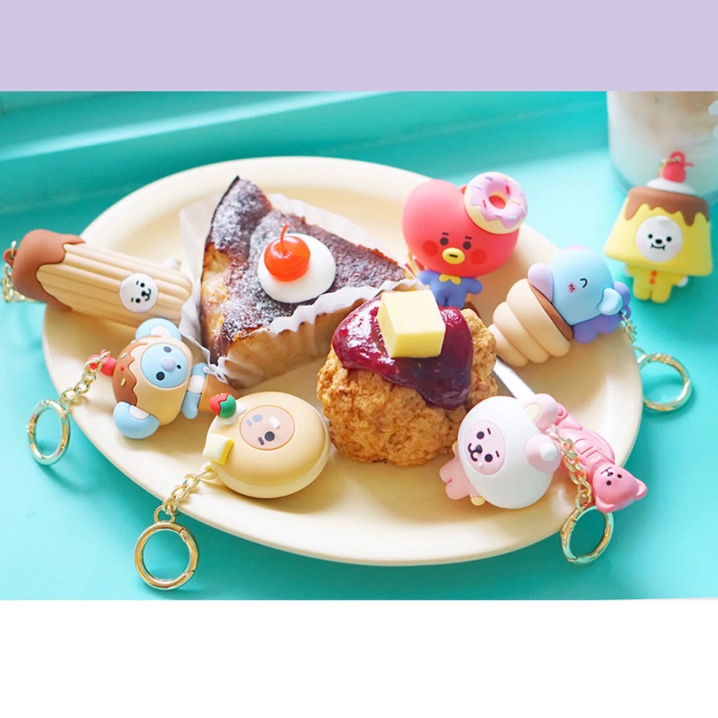 BT21 Sweet Things Keyring