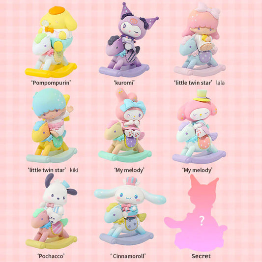 Sanrio Characters Childlike Heart Rocking Horse Blind Box Series by Sanrio x Miniso