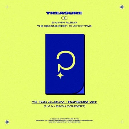 TREASURE - 2nd MINI ALBUM [THE SECOND STEP : CHAPTER TWO] YG TAG ALBUM (RANDOM ver.)