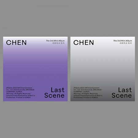 CHEN - 3rd Mini Album [사라지고 있어 (Last Scene)] (Photo Book Ver.)