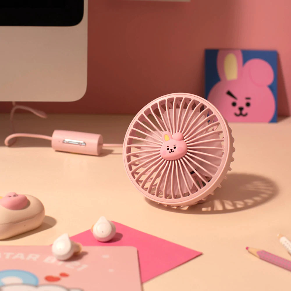 BT21 LED USB Fan