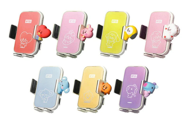 BT21 Fast Wireless Car Charger