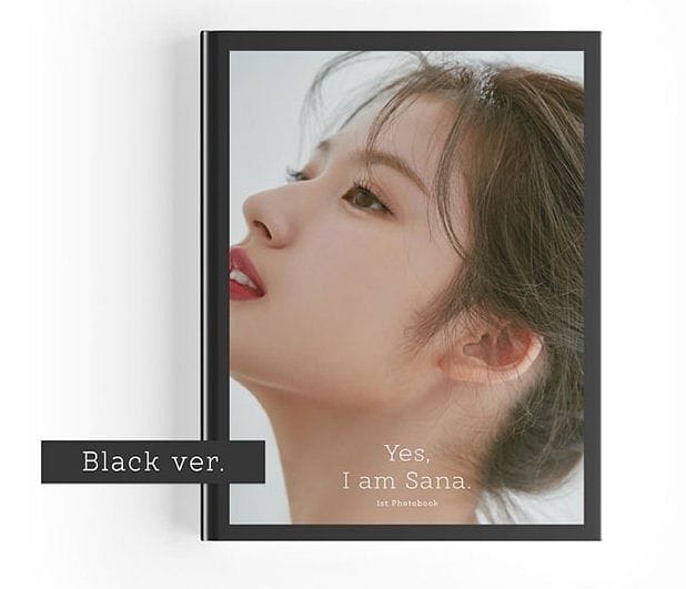 Sana - Yes, I am Sana. / 1ST PHOTOBOOK - Black Version