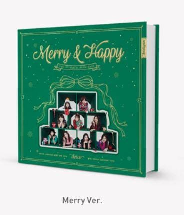 TWICE 1st Repackeg Album - [Merry & Happy] - Kpop Story US